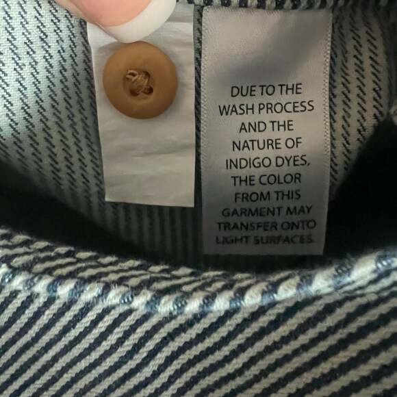 NWT Duluth Trading Co. XXL Rootstock Gardening Hickory Stripe Short Overalls - Picture 9 of 11